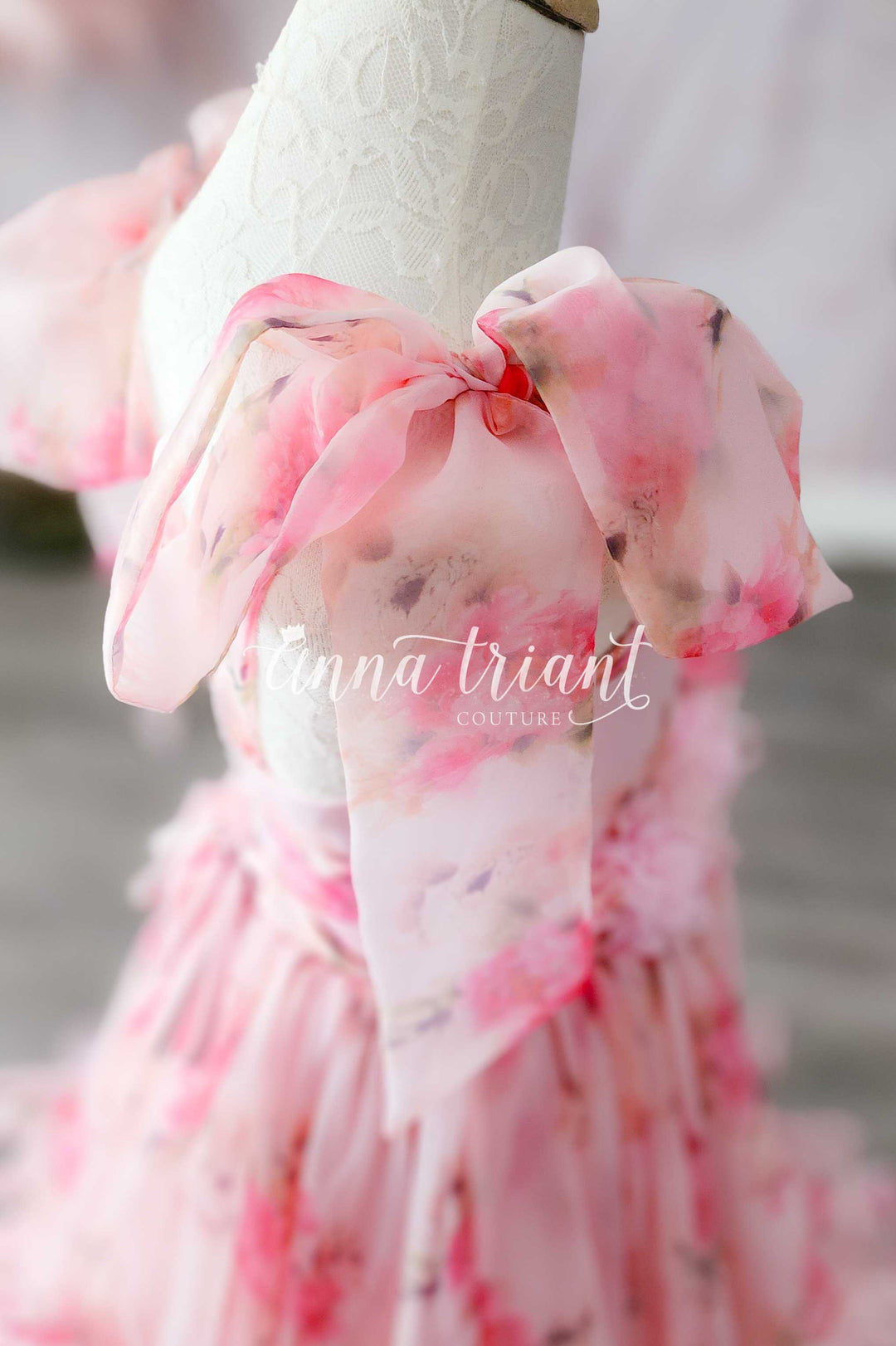 Floral Novella Gown