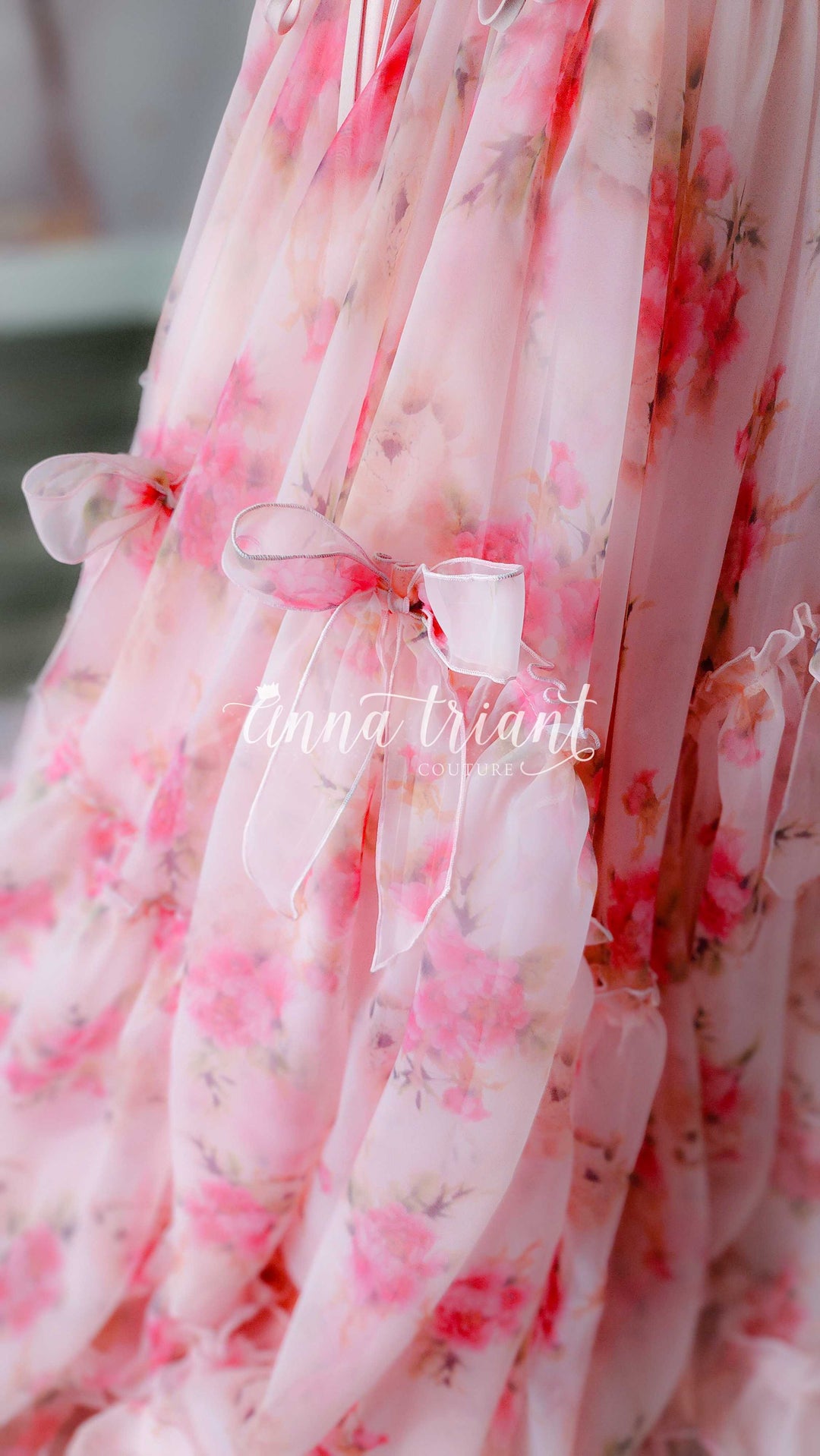 Floral Novella Gown