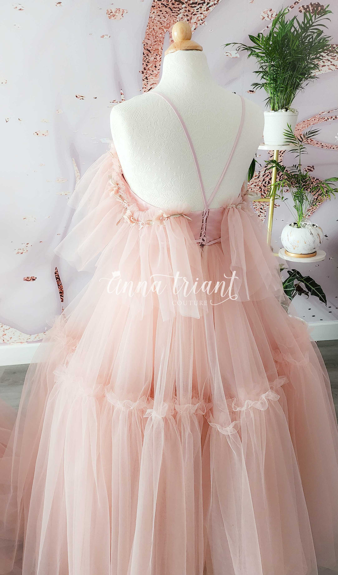 Graceful Blush Adult Gown