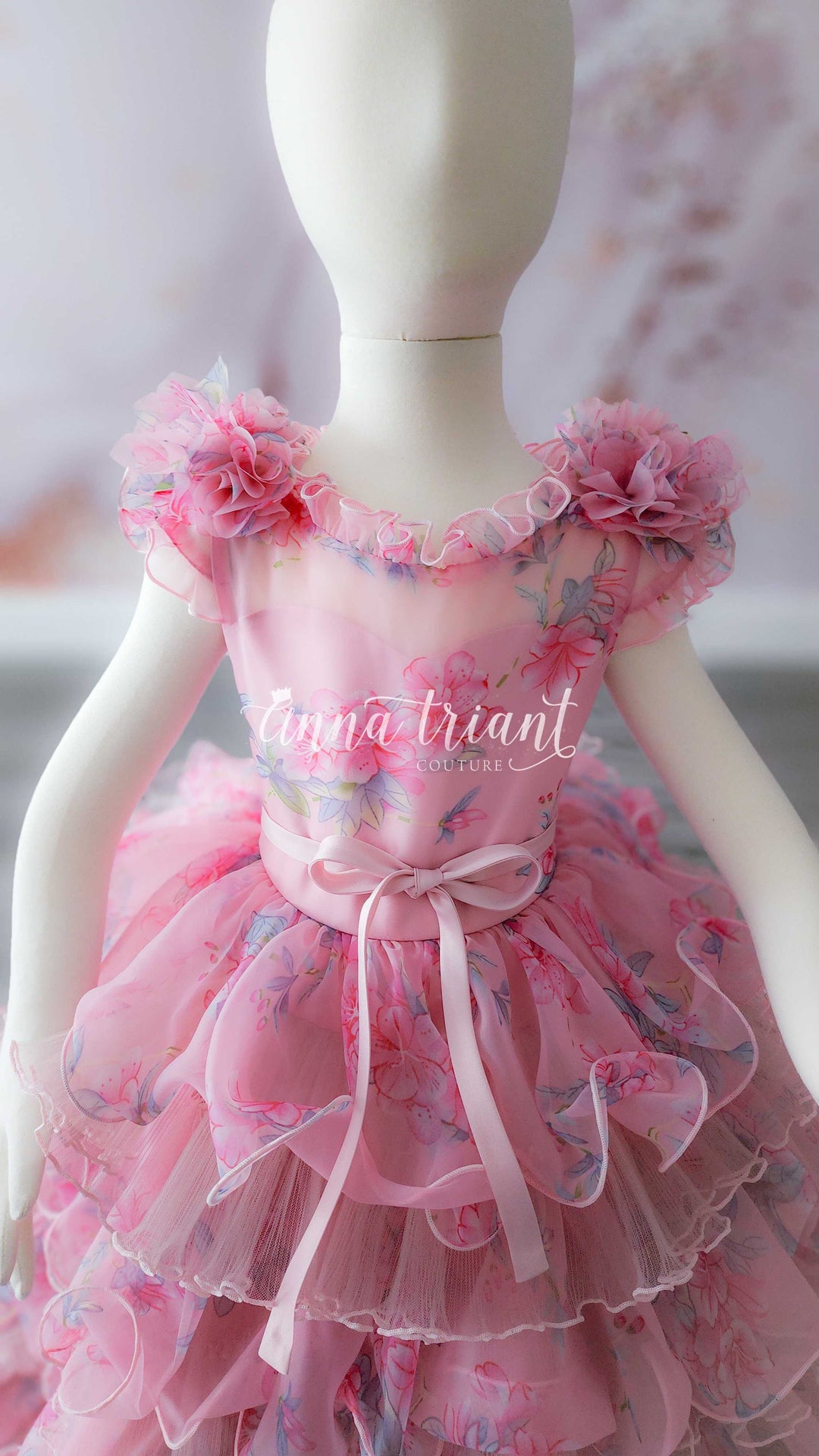 Porcelain Doll Gown in Pink