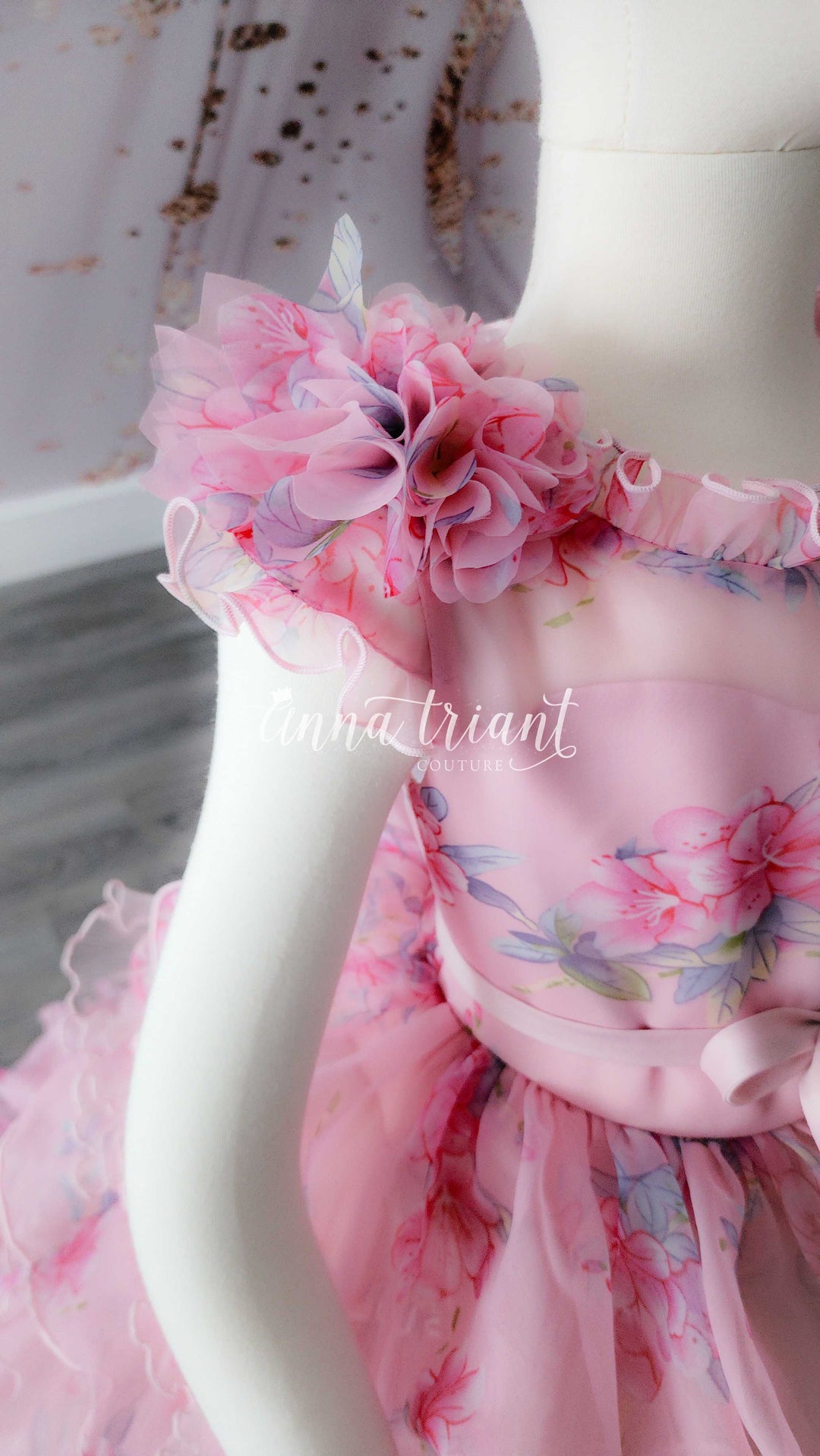 Porcelain Doll Gown in Pink