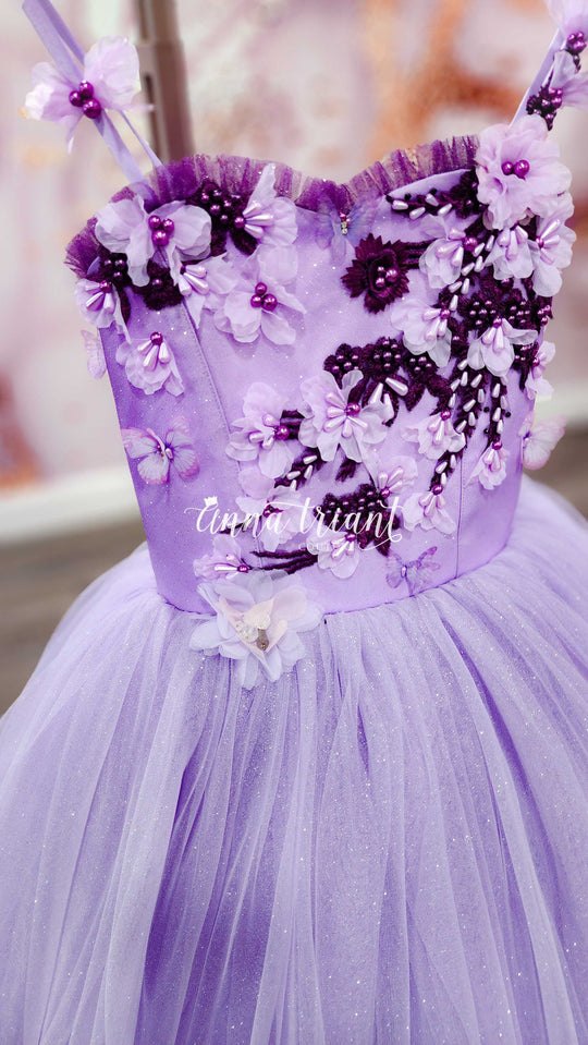 Purple Shadow Gown