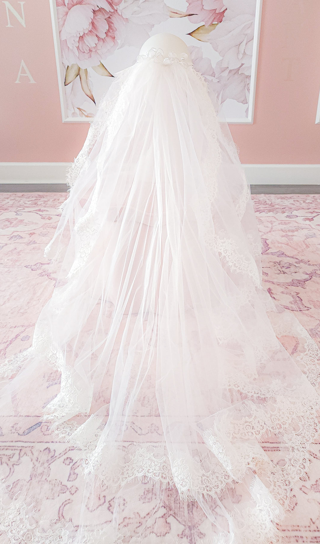 Lace Cascade Veil