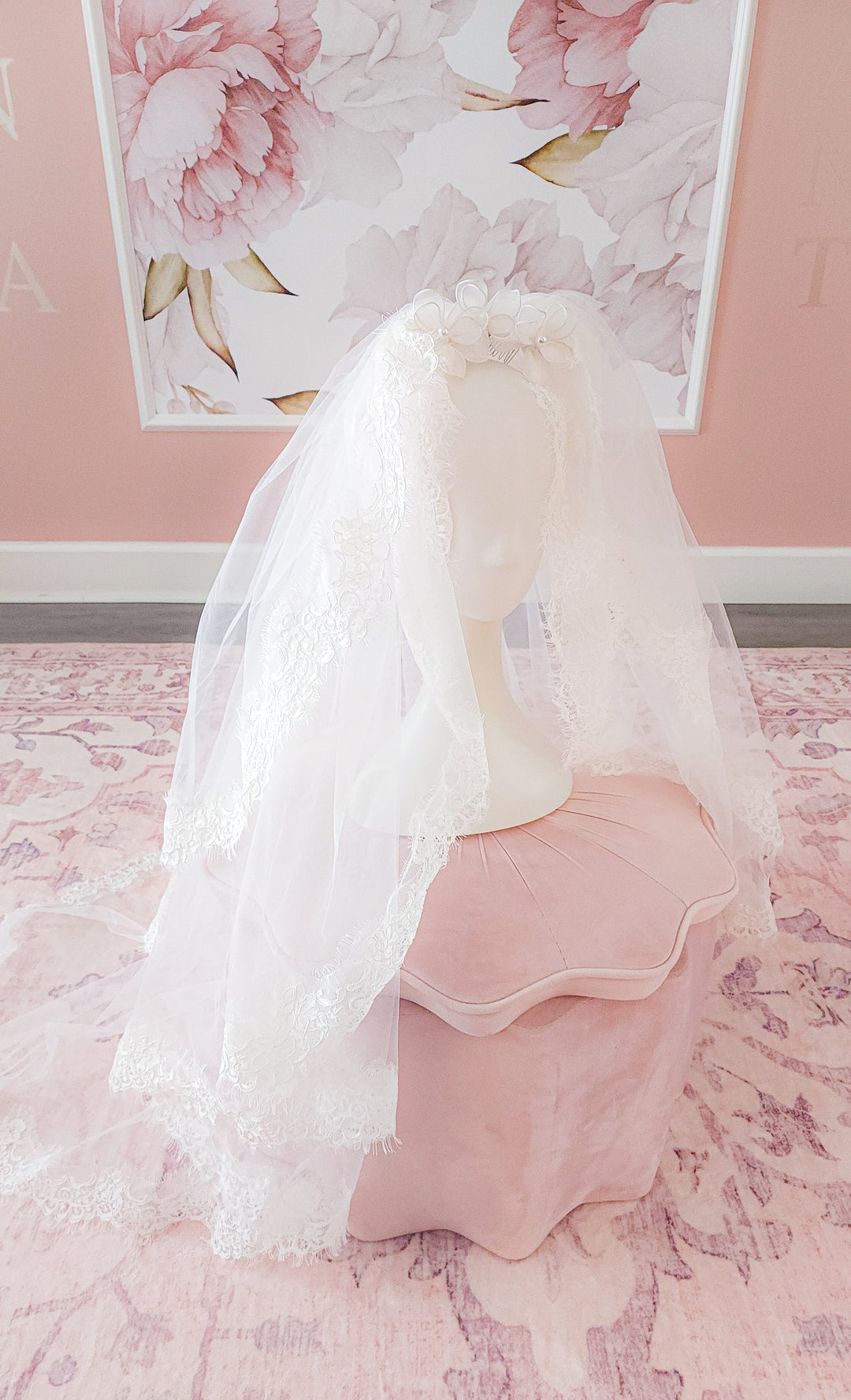 Lace Cascade Veil