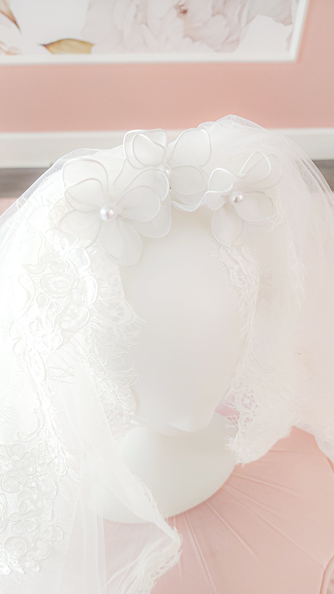 Lace Cascade Veil
