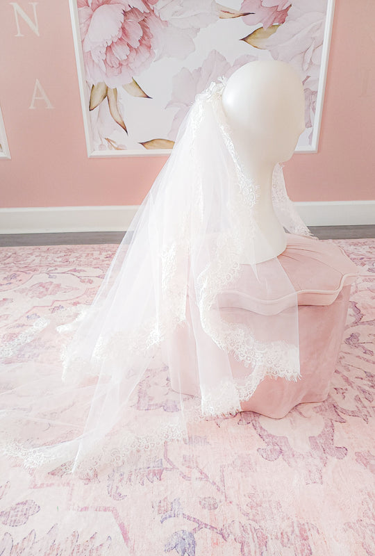 Lace Cascade Veil