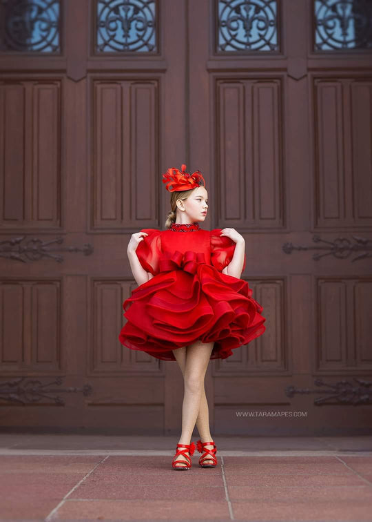 Vibrant Rose Dress