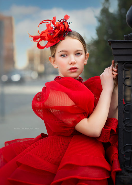 Vibrant Rose Dress
