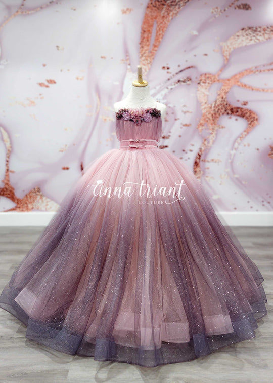 Dusty Pink Shadow Gown