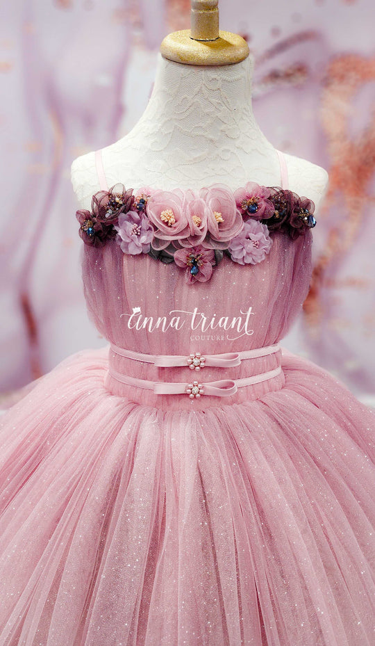 Dusty Pink Shadow Gown
