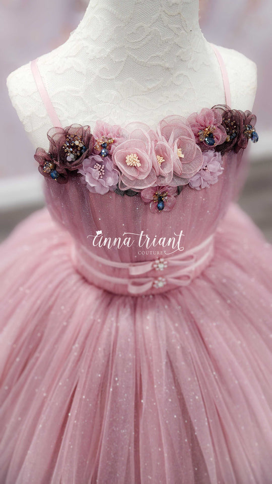 Dusty Pink Shadow Gown