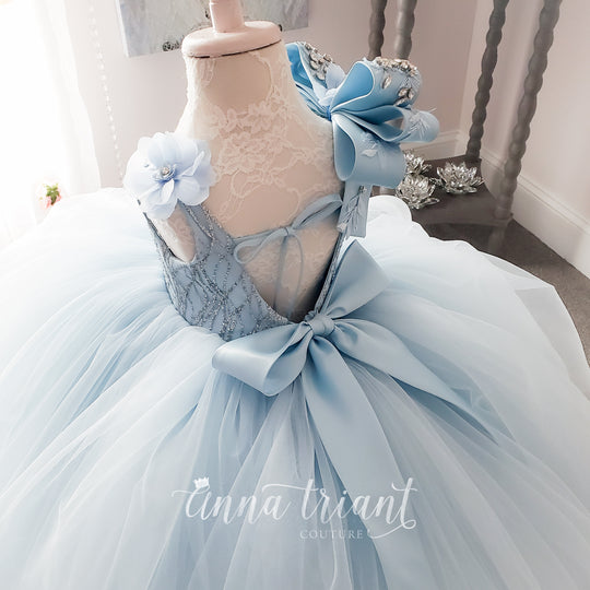 Elegance Gown in Powder Blue