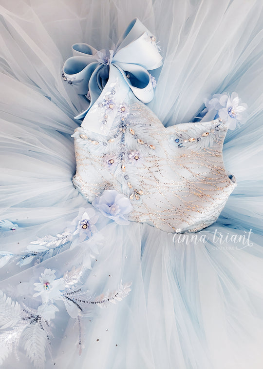 Elegance Gown in Powder Blue