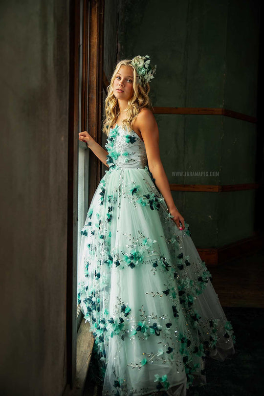 Euphoria Gown in Mint