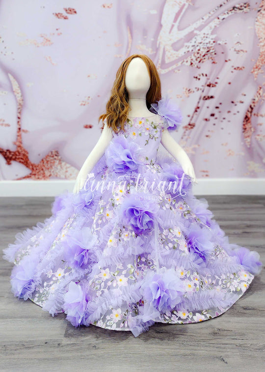 Euphoric Orchids Gown