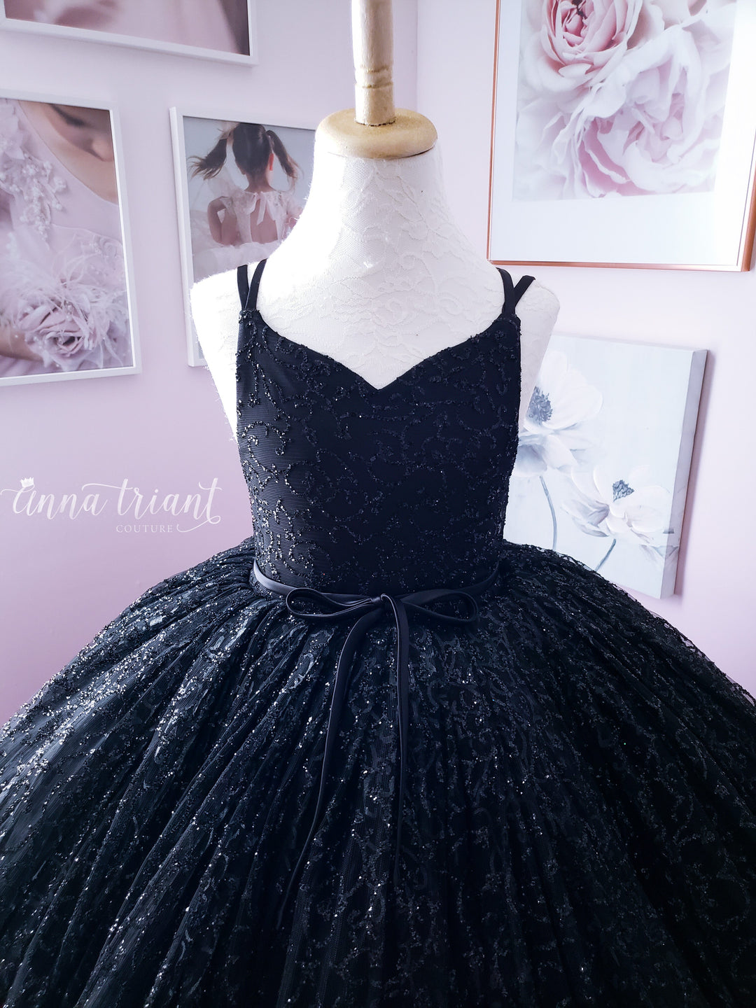 Forest Nymph Gown in Black