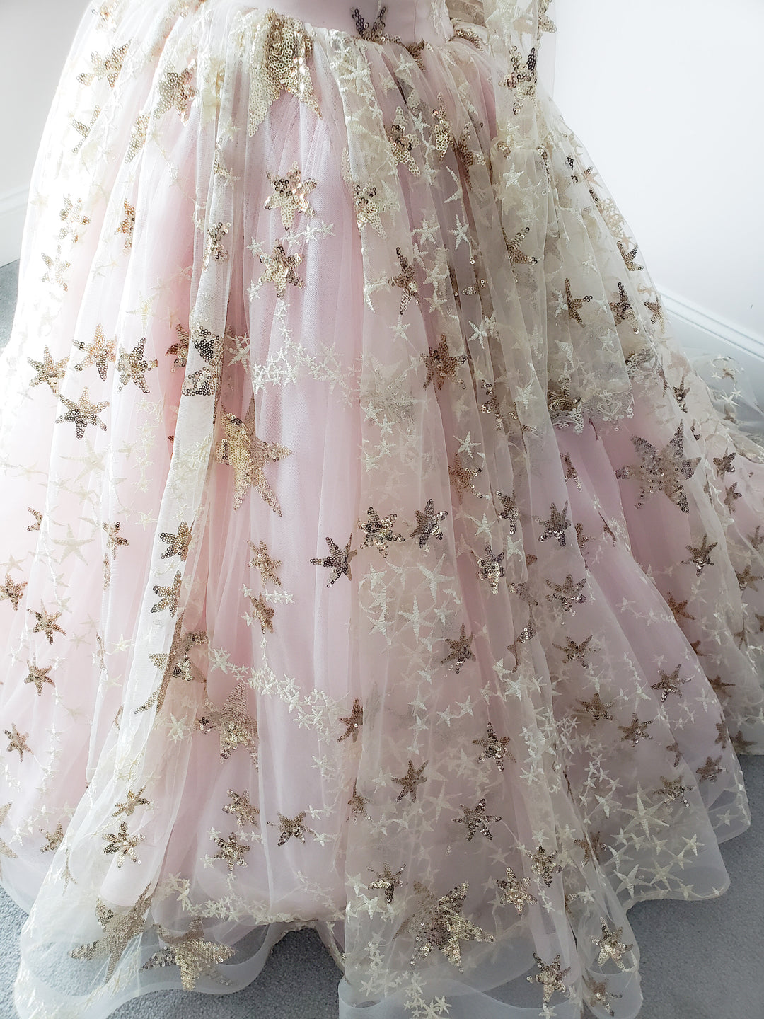 Golden Starburst Gown
