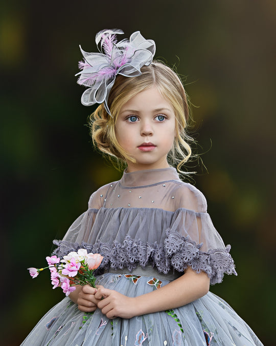 Harmony Gown with Ruffle Bodice
