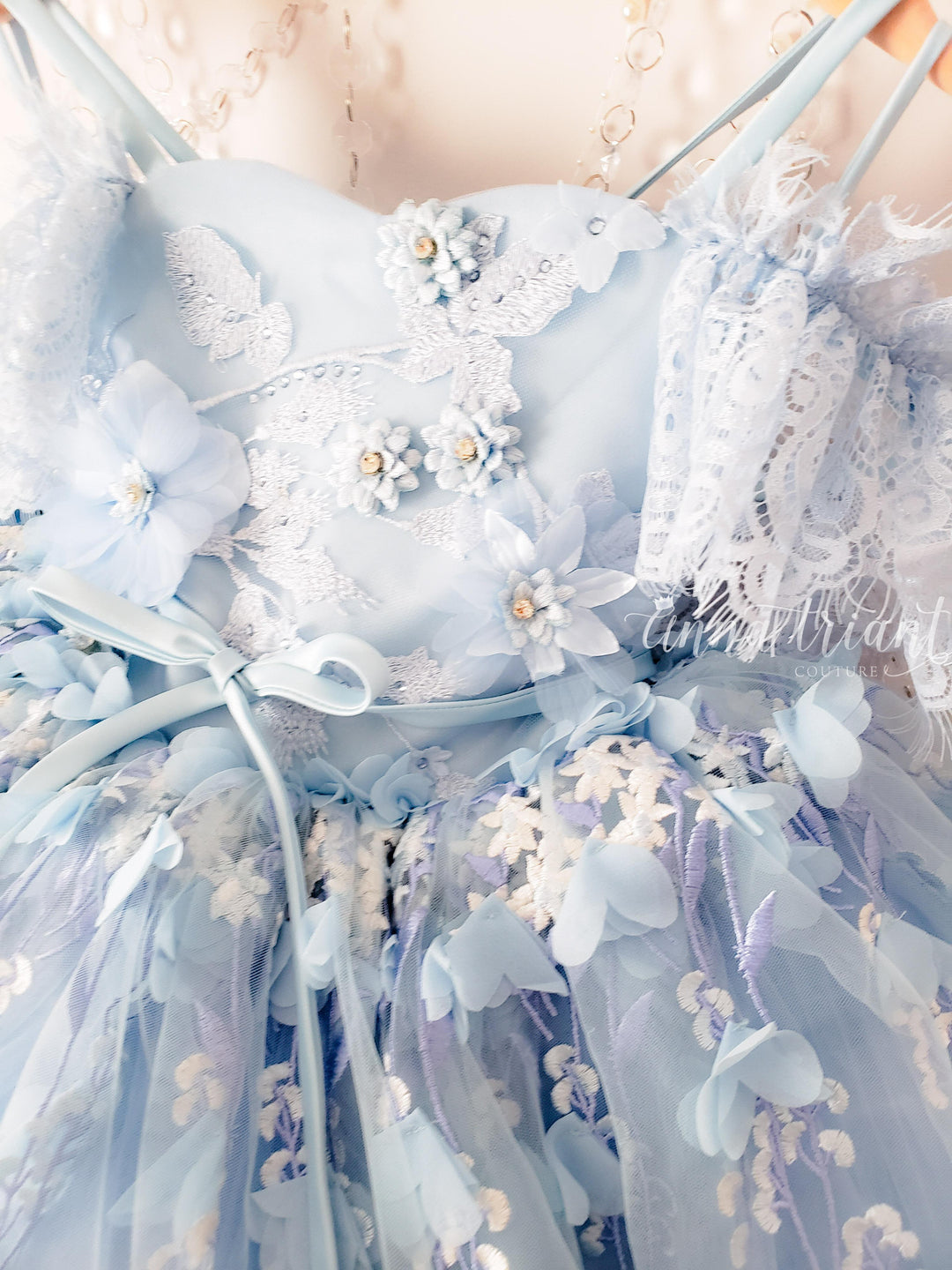 Leilani Gown in Baby Blue