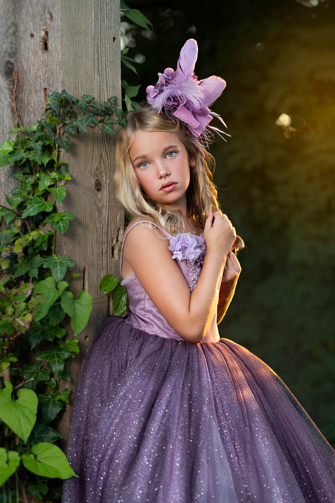 Mauve Shadow Gown