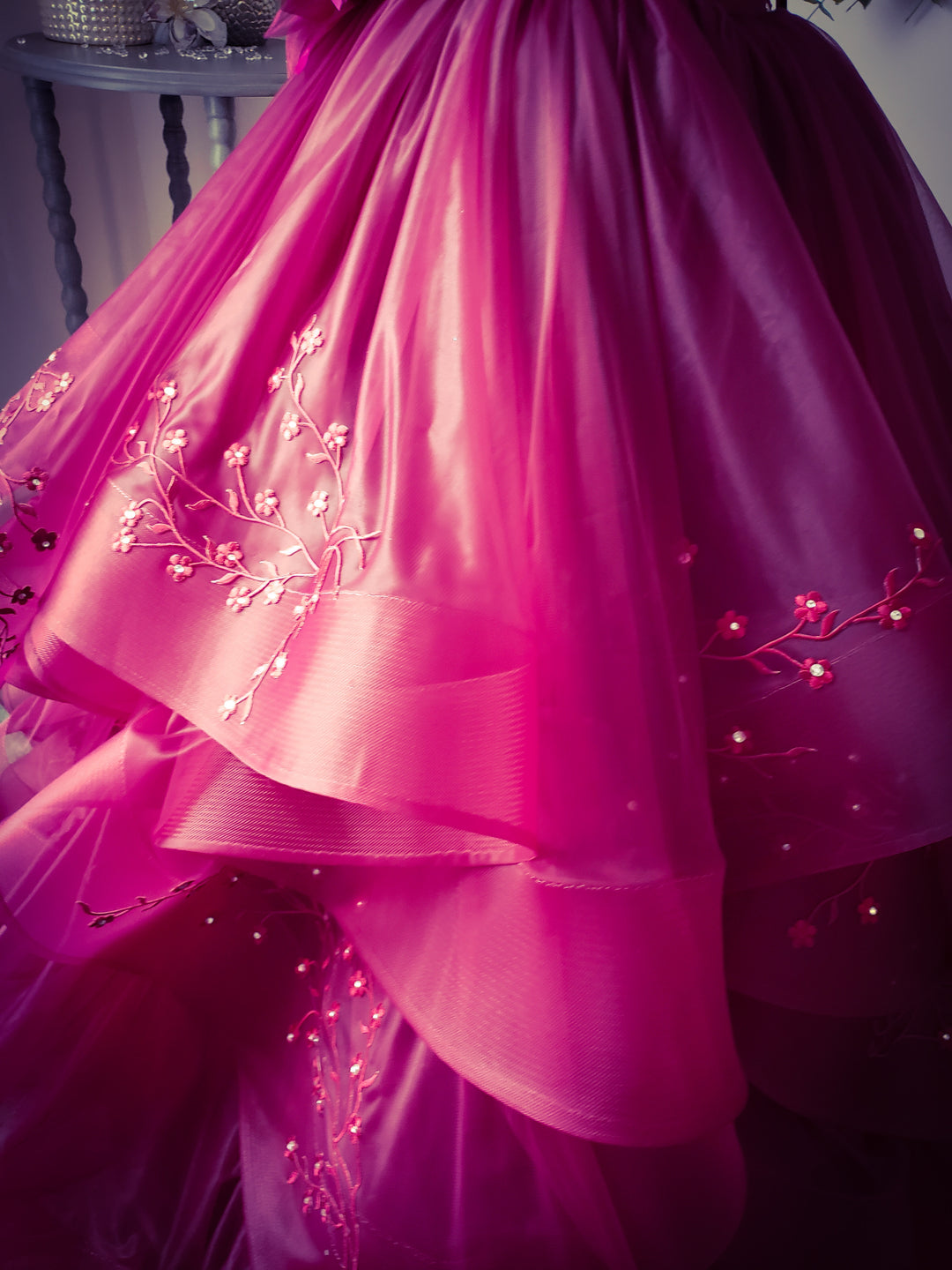 Refined Burgundy Gown
