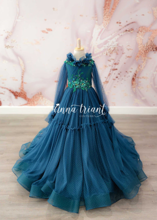 Rosewood Gown in Emerald