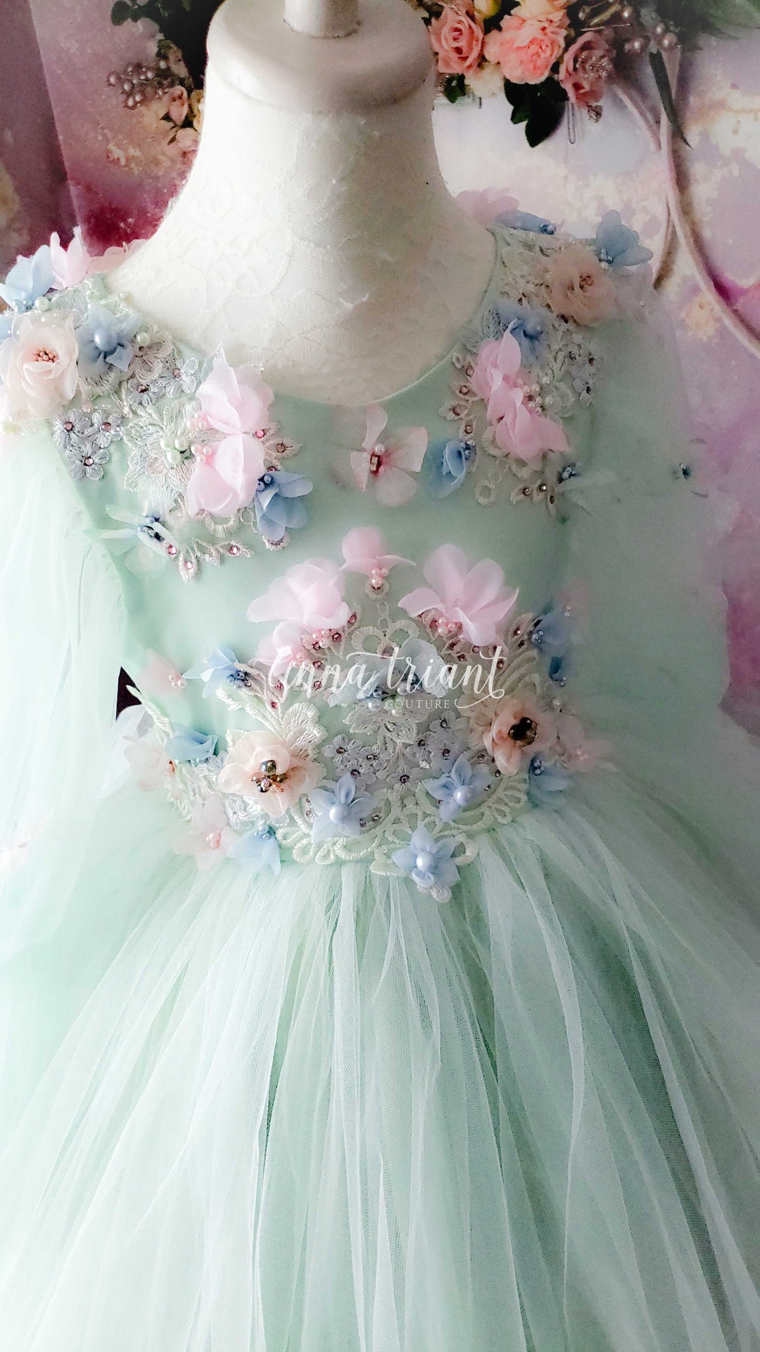 Sprouting Spring Gown