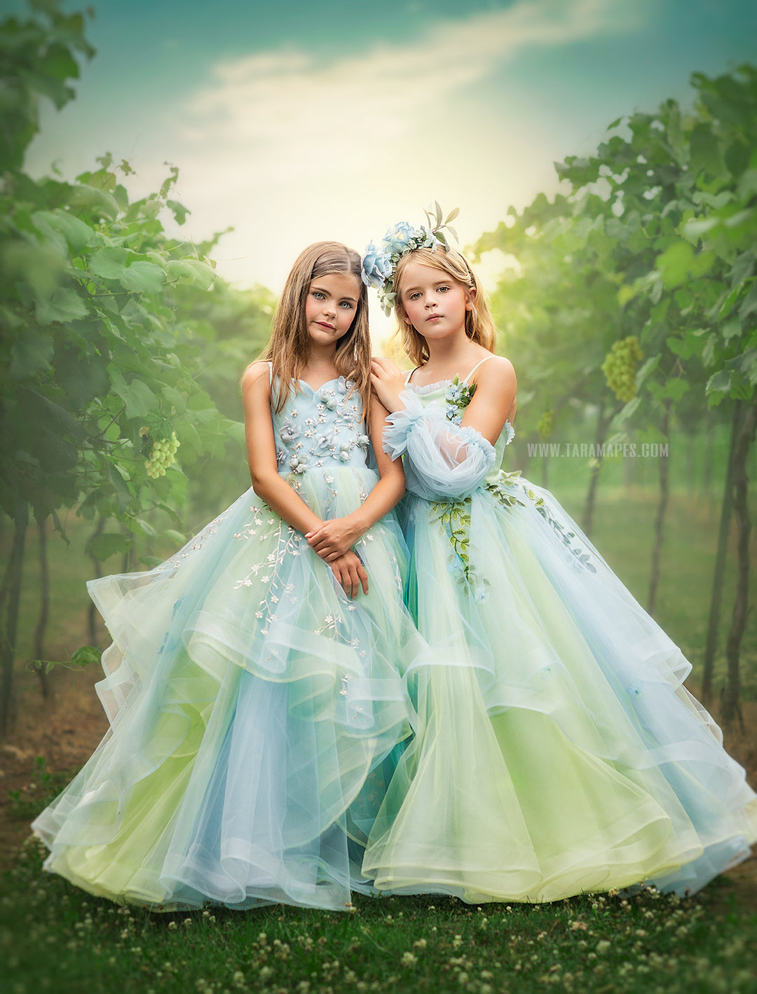 Sprouting Spring Gown