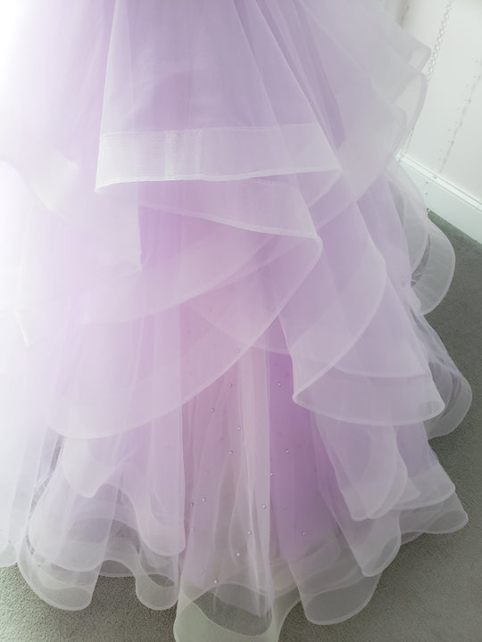 Violet Cascades Gown